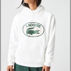 LACOSTE Men's Loose Fit Monogram Hoodie